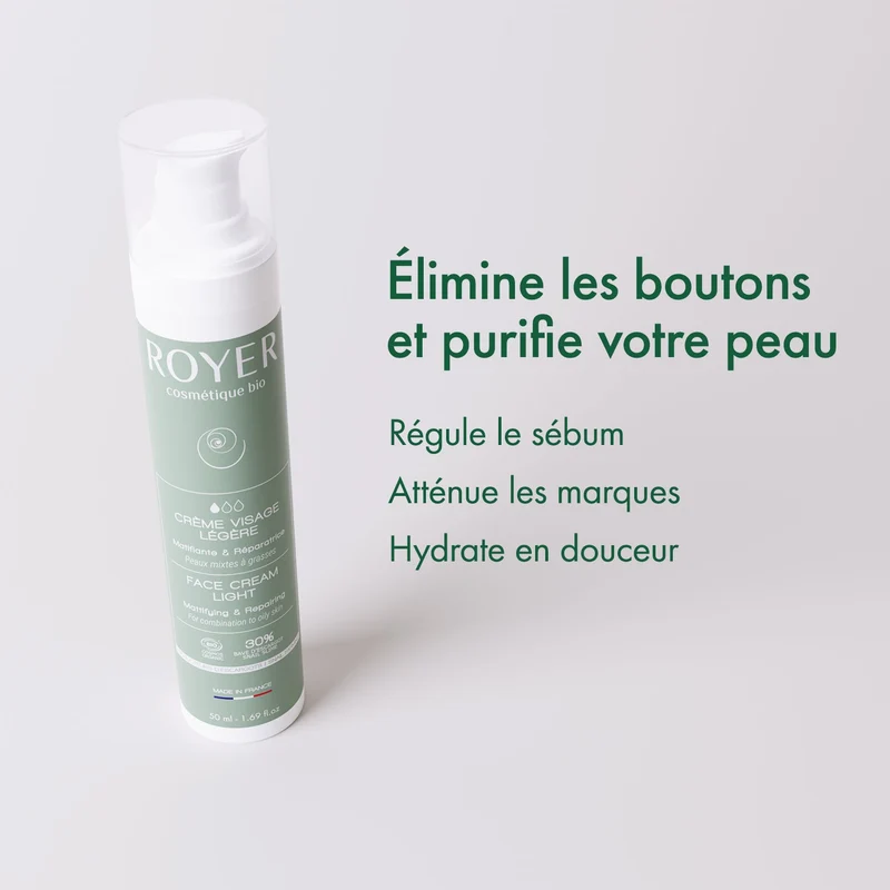 Crème visage légère à la bave d'escargot