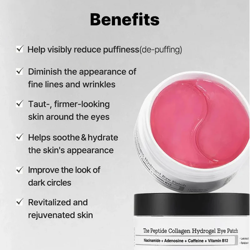 COSRX The Peptide Collagen Hydrogel Eye Patch 60 Patches