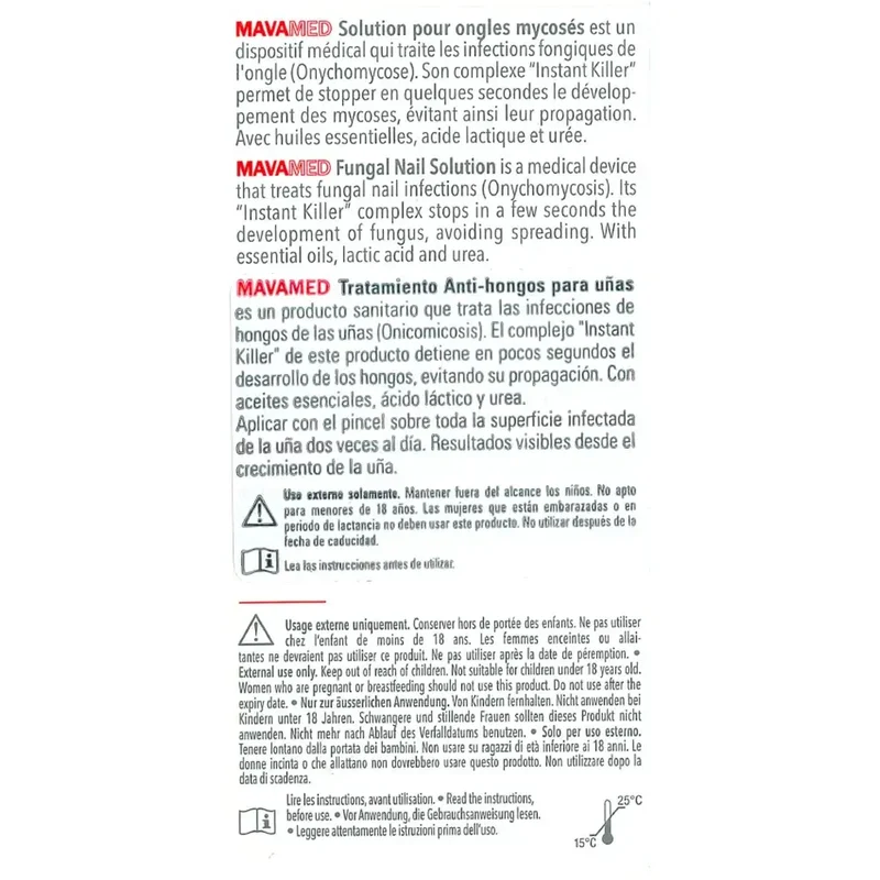 Mavala Mavamed Traitement antifongique pour les ongles 5ml
