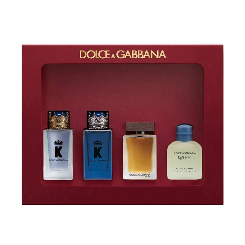 Dolce & Gabbana 4pcs Mini Fragrance Discovery Set For Men