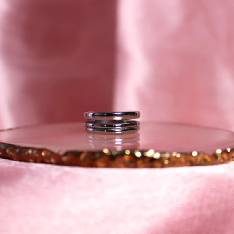 Pop My Nails | Bague en acier inoxydable Alyssa - couleur argent