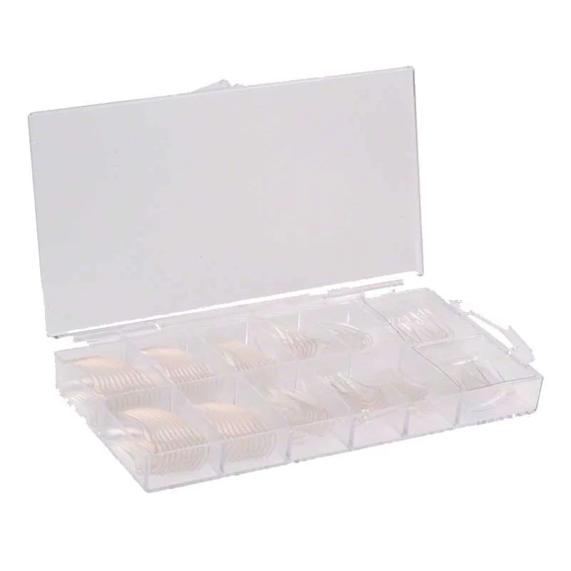 Outlet Nails | Boîte de 100 faux ongles transparents