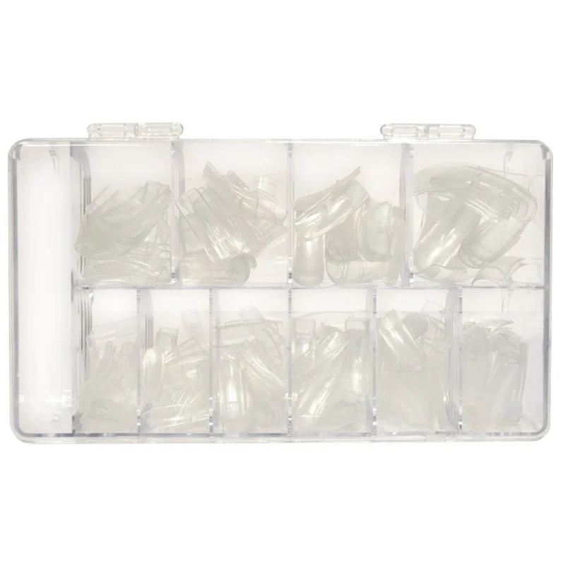 Outlet Nails | Boîte de 500 faux ongles transparents