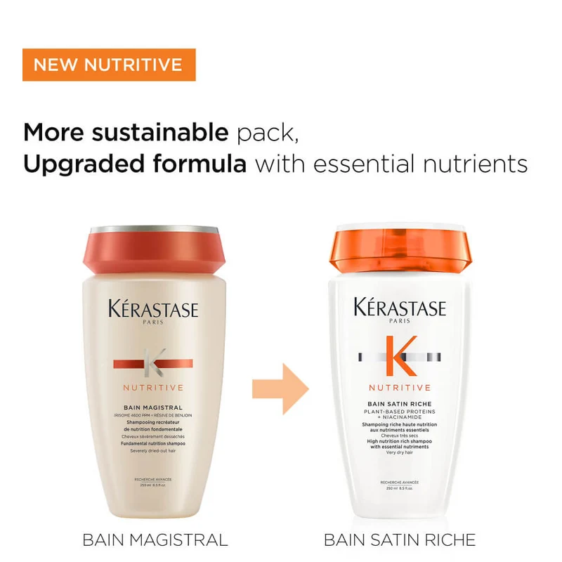 Kerastase Nutritive Bain Satin Riche Shampoo For Very Dry Hair 250ml