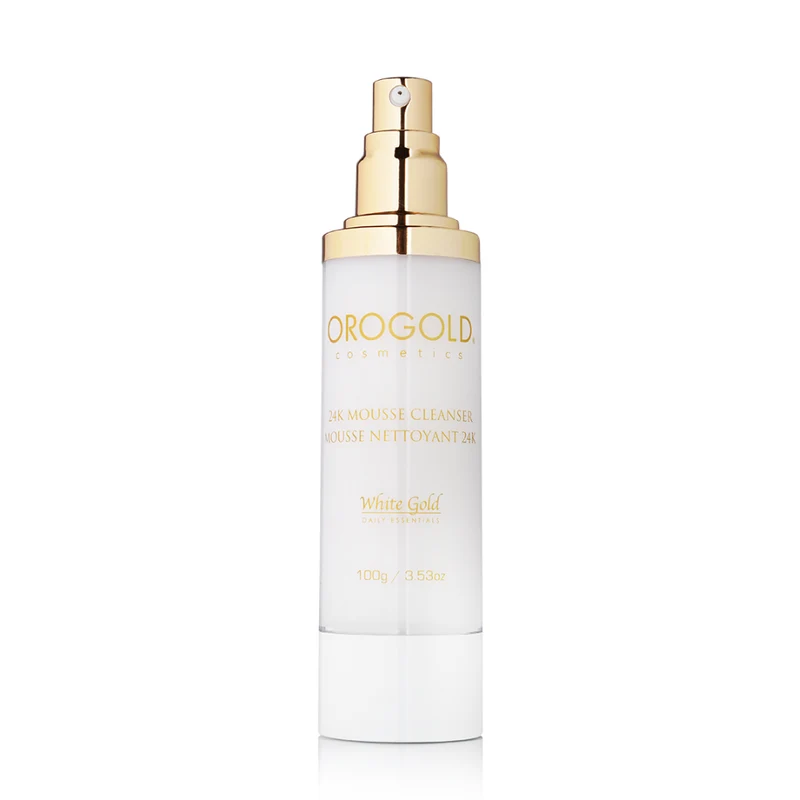 Orogold Cosmetics White Gold 24K Mousse Cleanser 100g