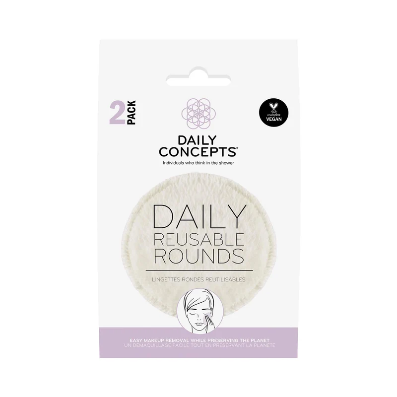 Daily Concepts | 2 Disques démaquillants réutilisables