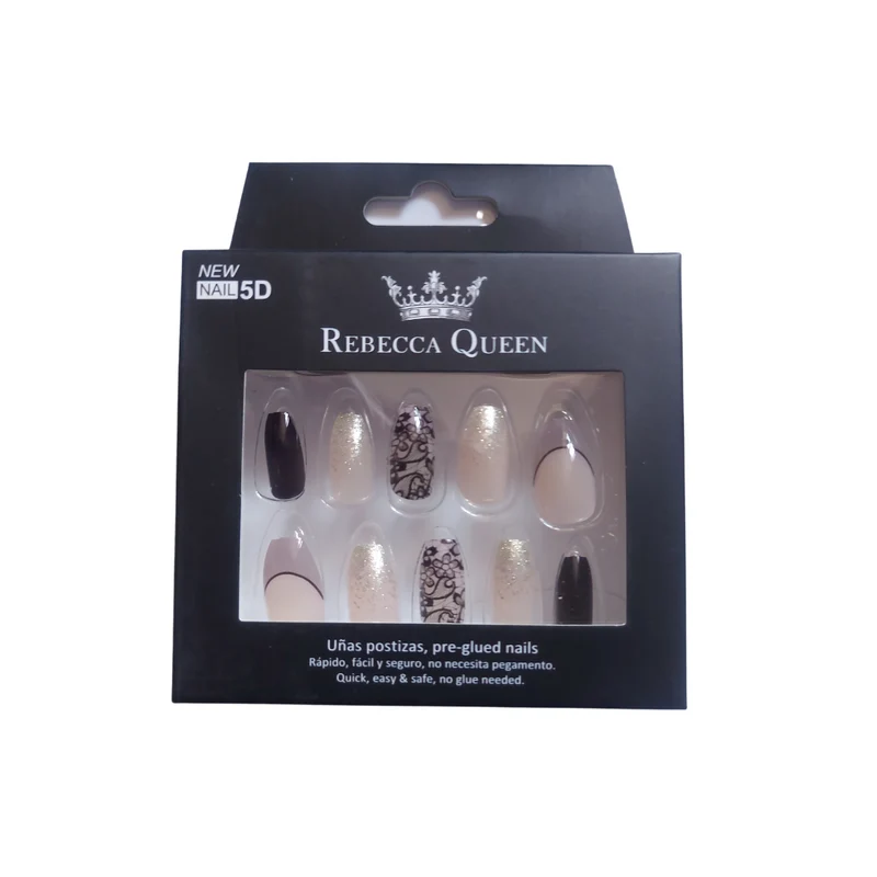 Rebecca Queen | Faux ongles pré-collés Dentelle