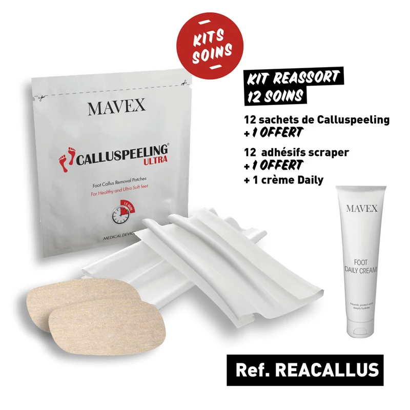 Réassort pour soins calluspeeling