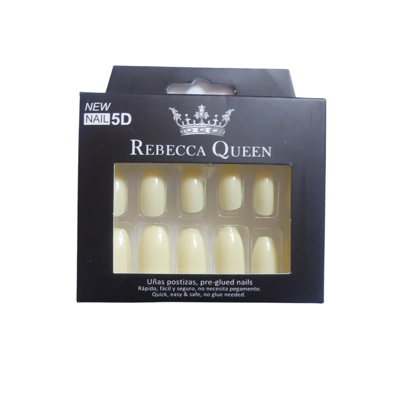 Rebecca Queen | Press on nails - Jaune Pastel