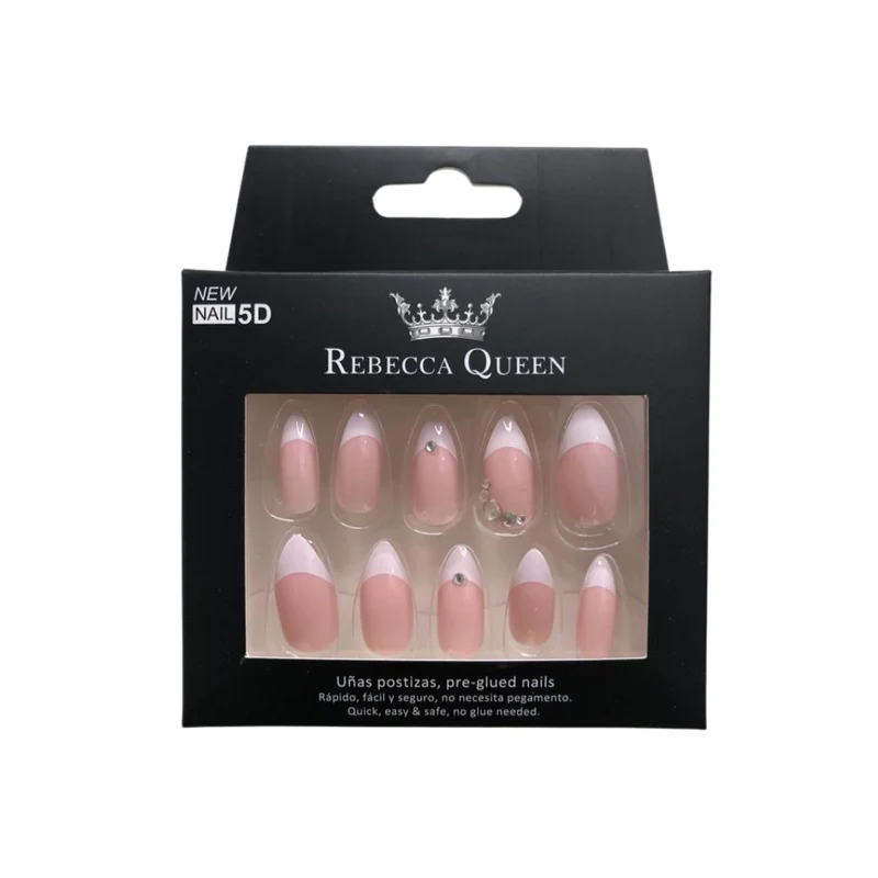 Rebecca Queen | Press on nails - French Strass