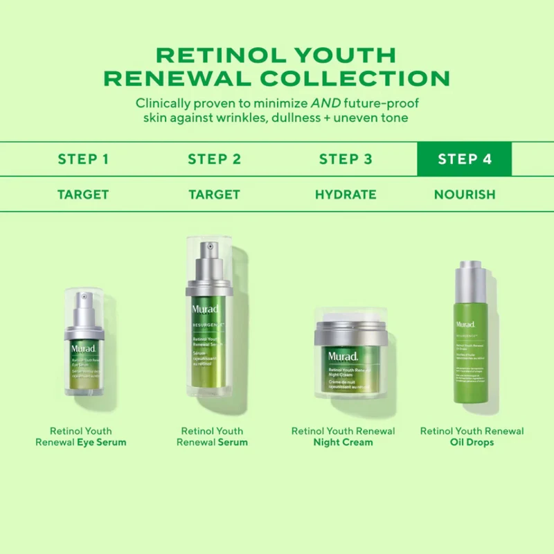 Murad Retinol Youth Renewal Face Oil Drops 30ml
