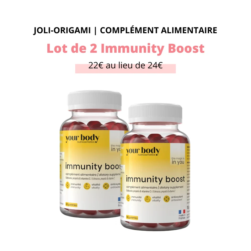 Joli-Origami | Lot de 2 Immunity Boost Complément alimentaire