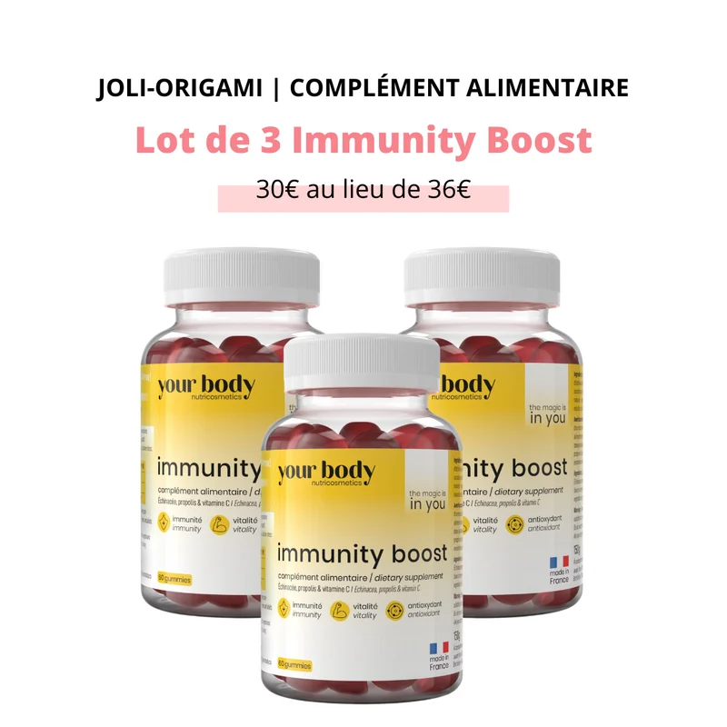 Joli-Origami | Lot de 3 Immunity Boost Complément alimentaire