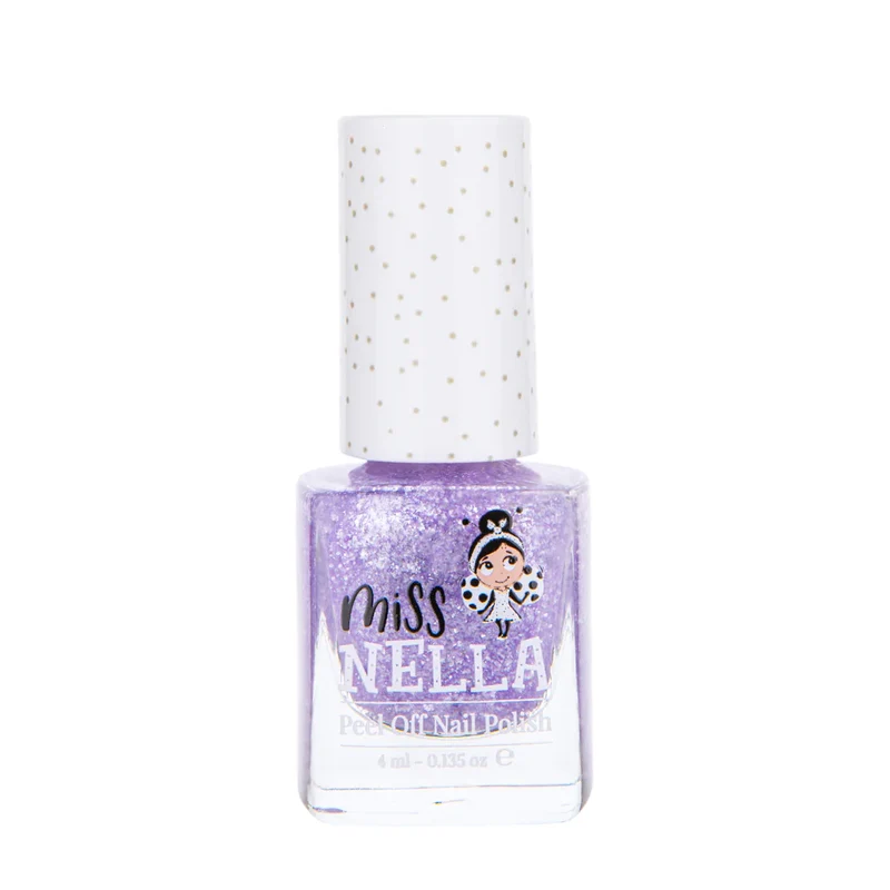 Miss Nella | Vernis à ongles enfant peel off "Sparkly Zebra"- 4 ml