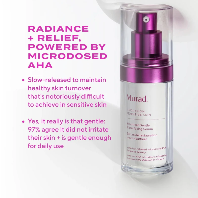 Murad Heartleaf Gentle Glycolic Acid Resurfacing Serum for Sensitive Skin 30ml