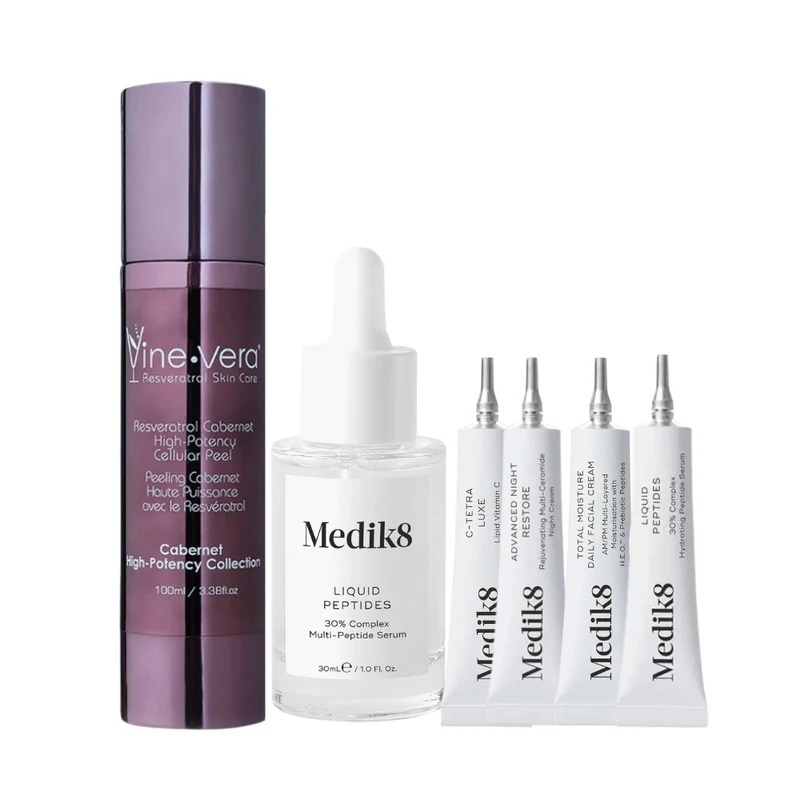 Medik8 & Vine Vera Boost Collagen & Exfoliate Anti-Ageing Mini Set