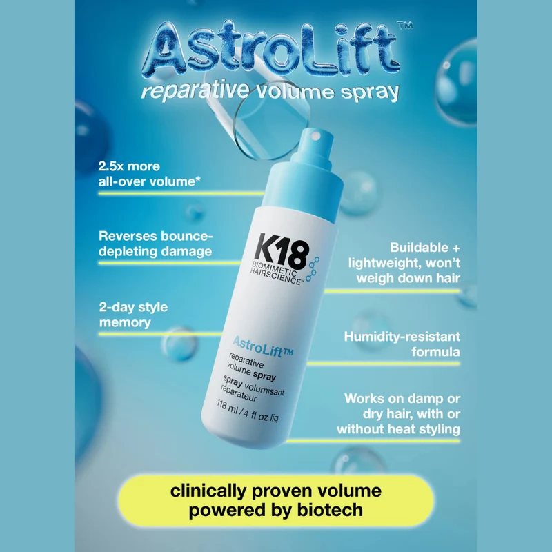 K18 Astrolift Reparative Volume Spray 118ml