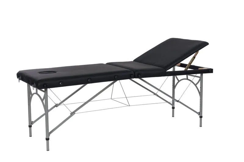 Table laura 2 plans portable noir