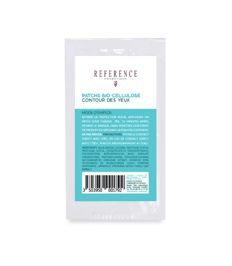 Patchs apaisants bio-cellulose contour yeux