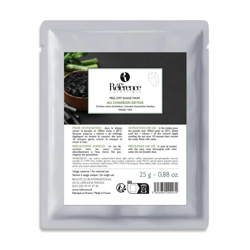 Masque peel off charbon détox