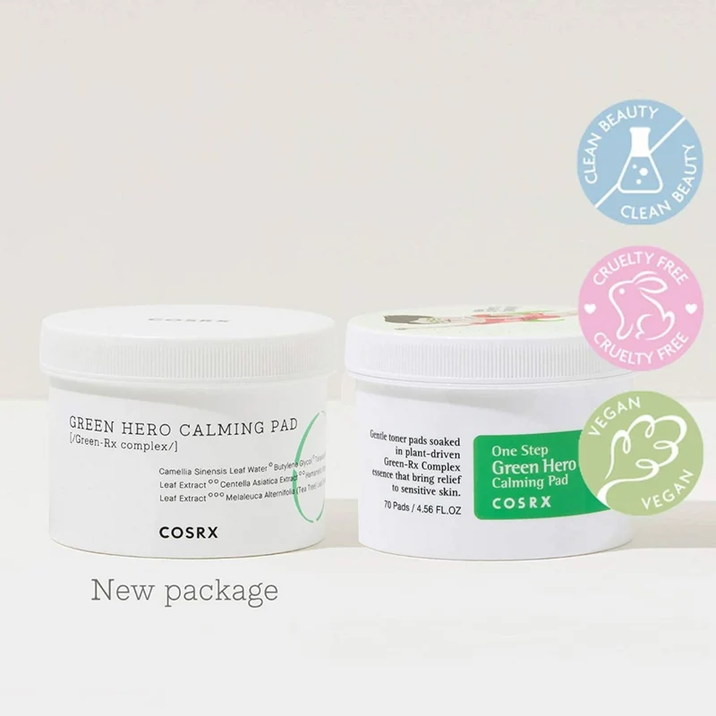 COSRX One Step Green Hero Calming Pad (70 Pads)