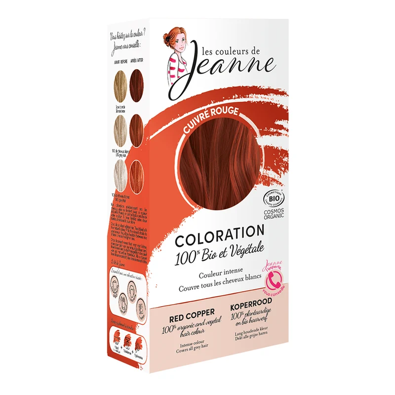 Les couleurs de Jeanne - Coloration #Cuivré Rouge