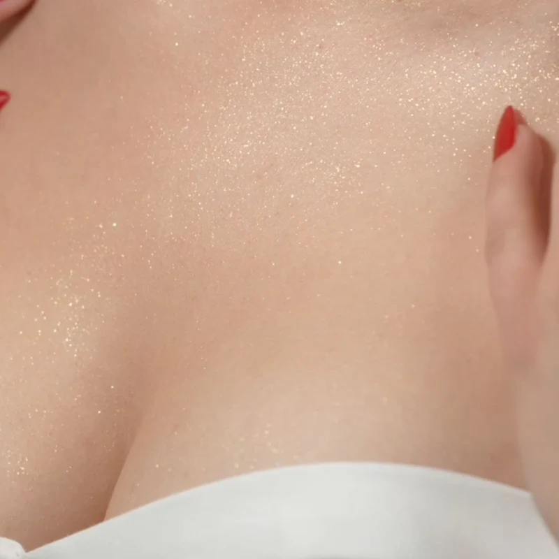 Body Highlighter pailleté Doré