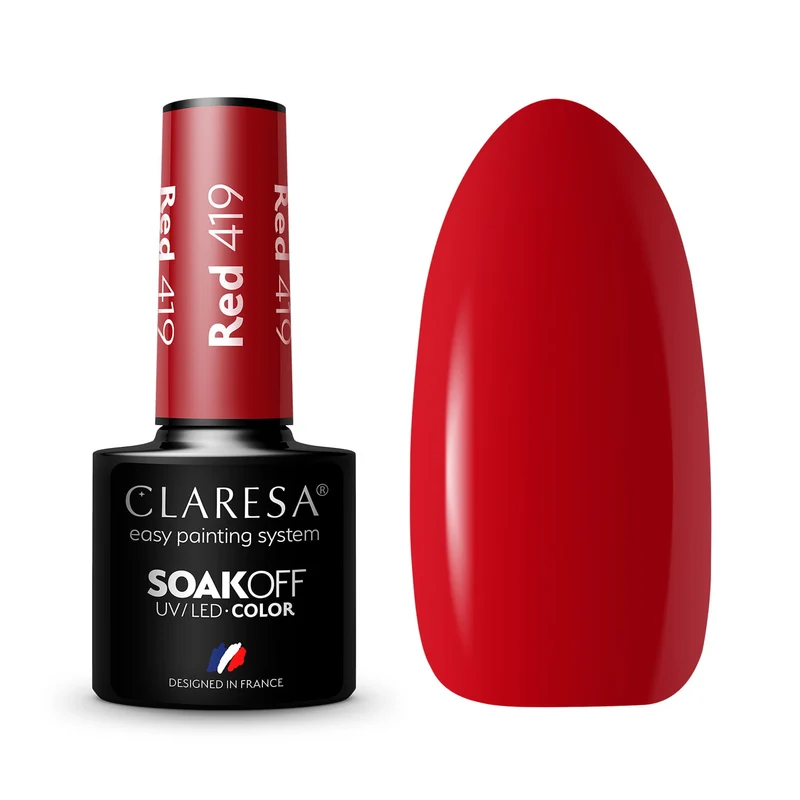 Claresa | Vernis semi-permanent Rouge n°419 - 5ml