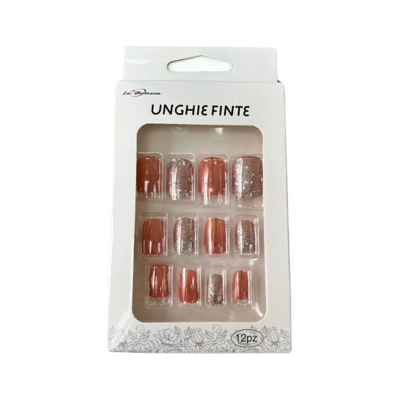 La Bellezza | Press on - Brown & Glitter