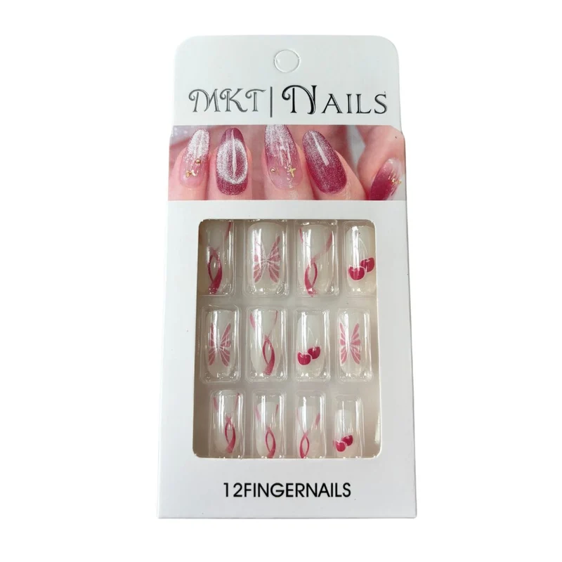 MKT Nails | Press on - Cherry