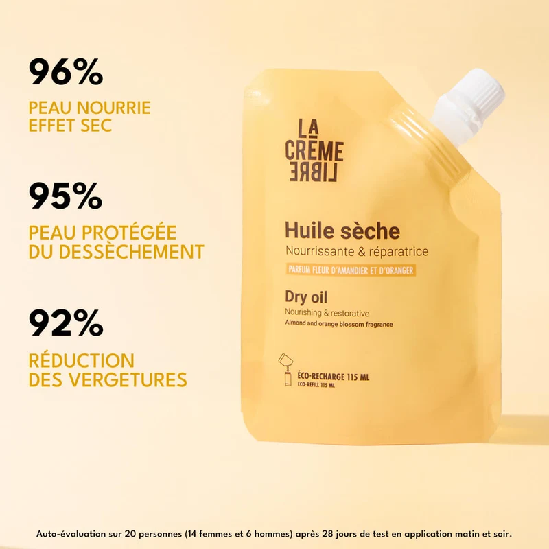 Recharge | Huile Sèche 3en1 – Fleur d’Oranger & Amandier