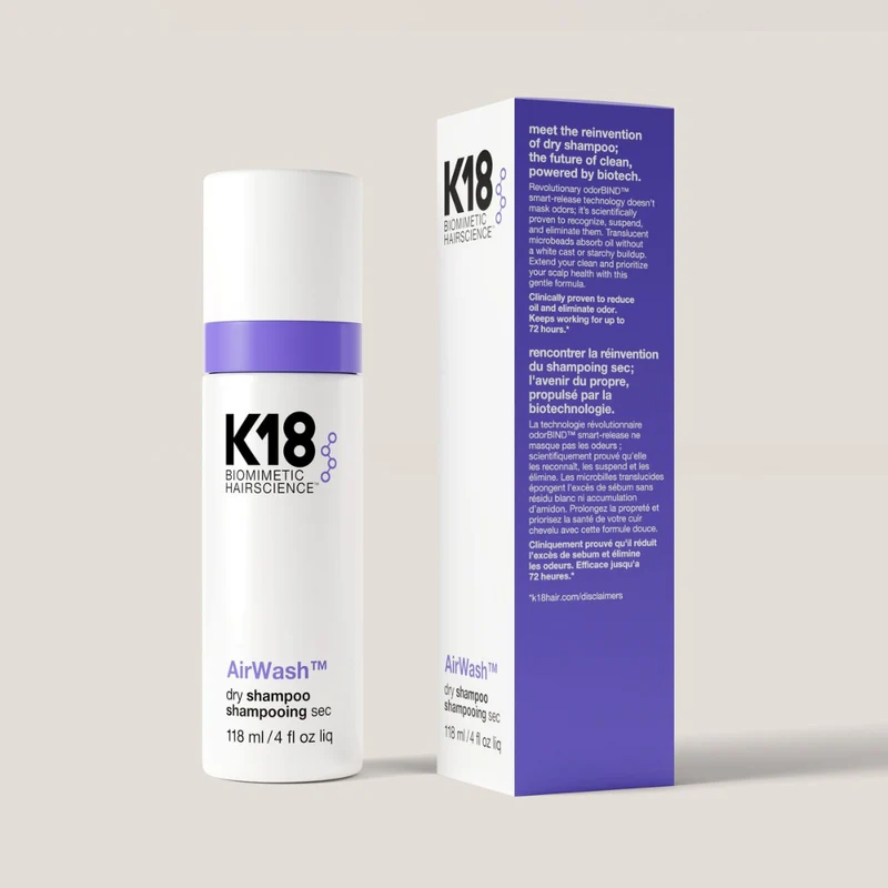 K18 AirWash Dry Shampoo 118ml