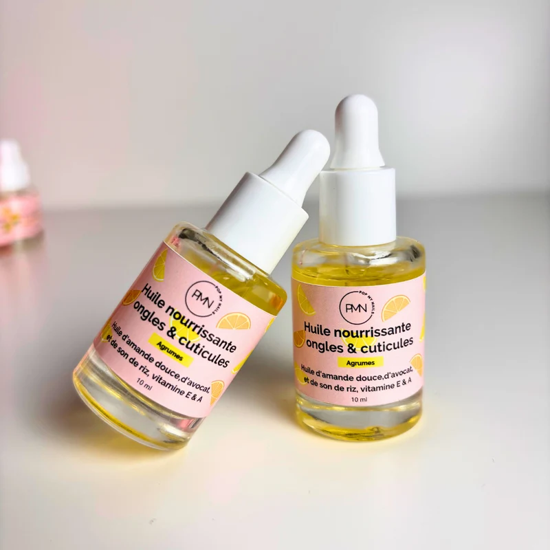 Pop My Nails | Huile nourrissante ongles & cuticules parfum agrumes