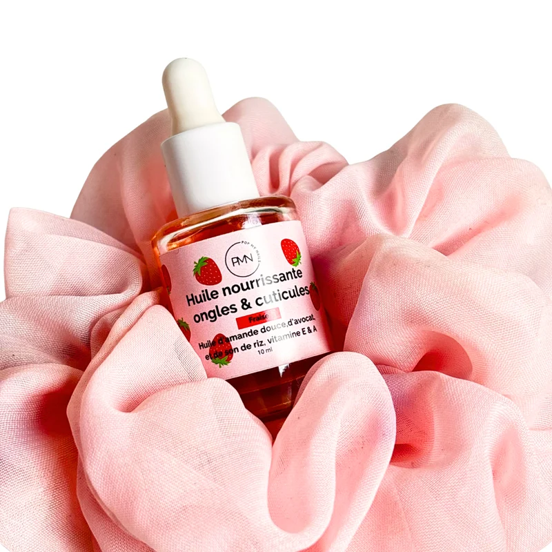 Pop My Nails | Huile nourrissante ongles & cuticules parfum fraise