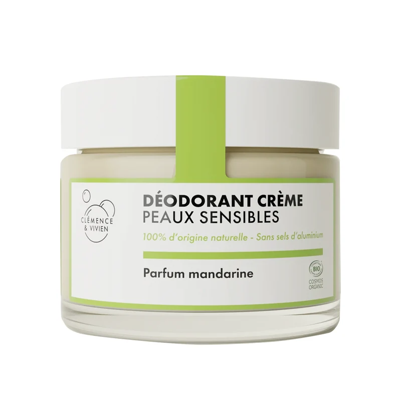Clémence & Vivien • Déo Naturel Peau Sensible - Déodorant (Parfum Mandarine)