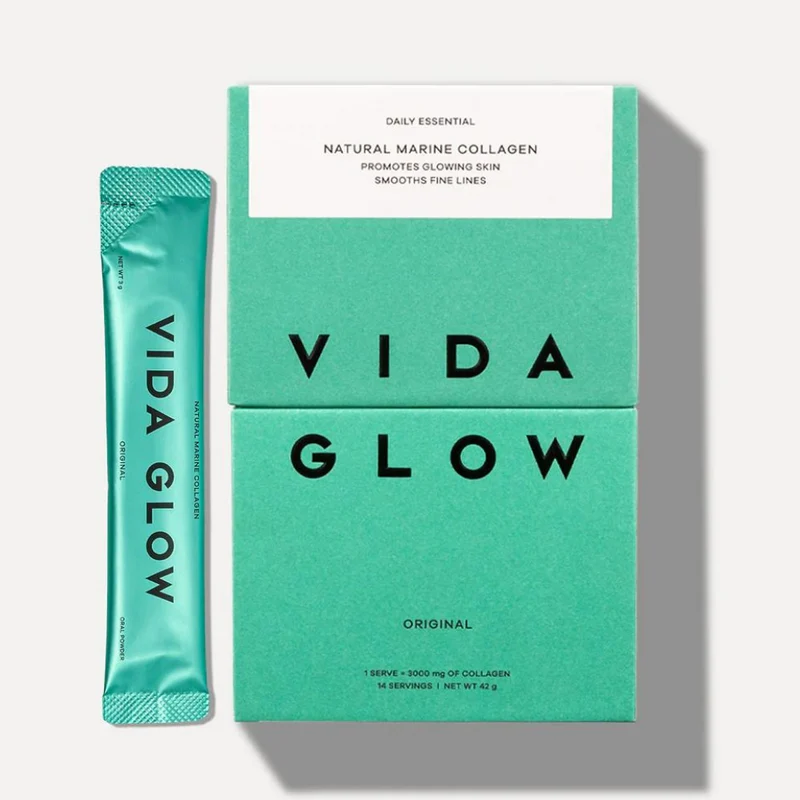 Vida Glow Natural Marine Collagen Original Trial Pack 14x3g serves