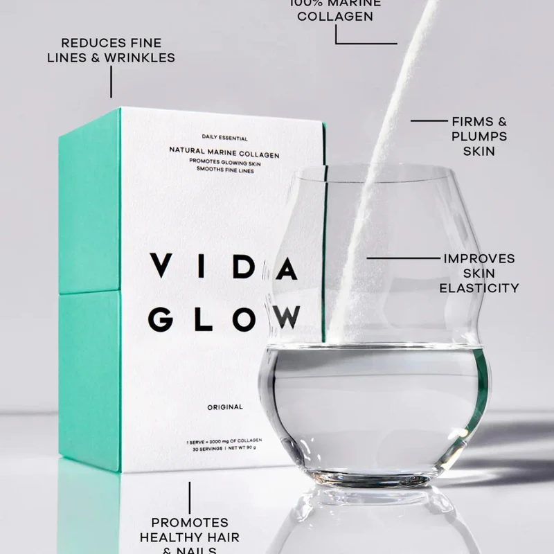 Vida Glow Natural Marine Collagen Original Trial Pack 14x3g serves