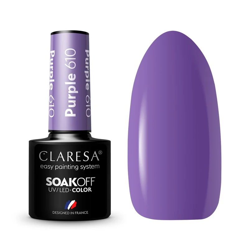 Claresa | Vernis semi-permanent Violet n°610 - 5ml