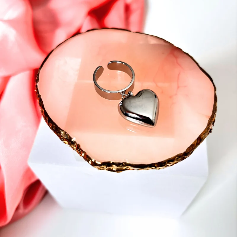 Bague en acier inoxydable "Mon Cœur" - Edition limitée Be my Valentine !