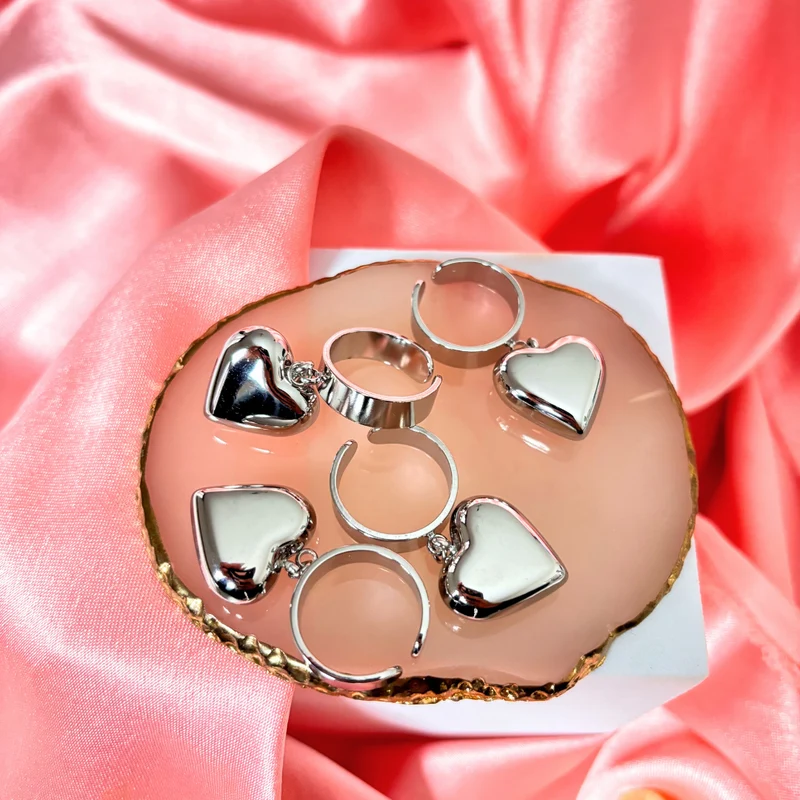 Bague en acier inoxydable "Mon Cœur" - Edition limitée Be my Valentine !