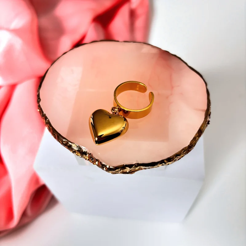 Bague en acier inoxydable "Mon Cœur" - Edition limitée Be my Valentine !