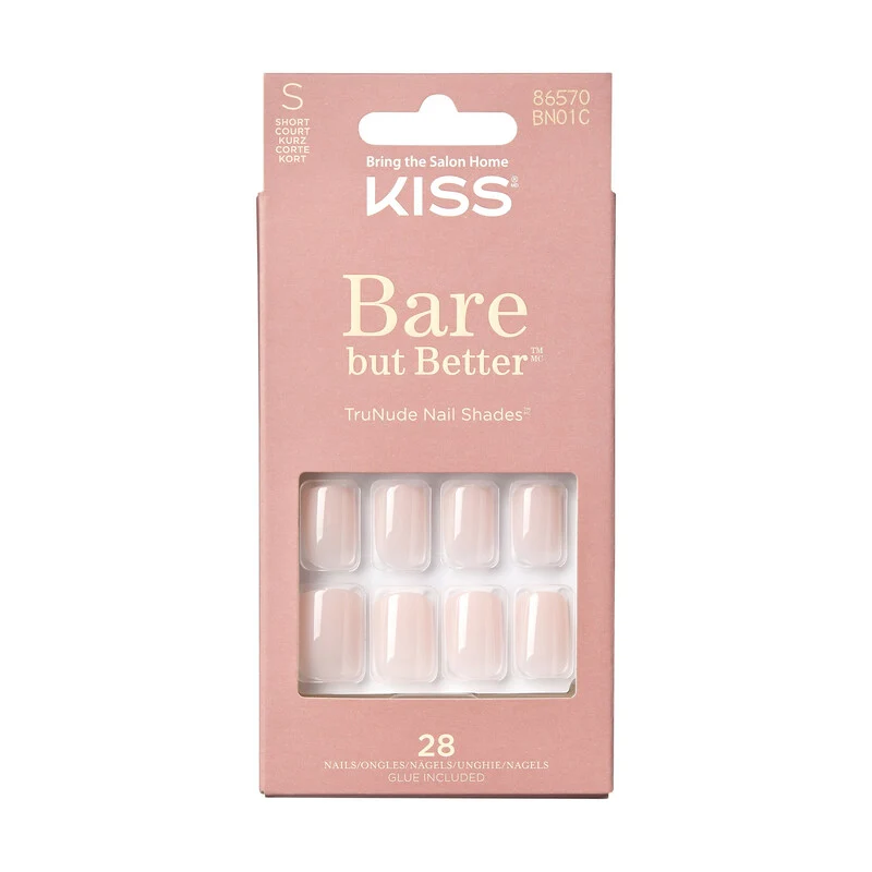 Kiss Bare But Better | Faux ongles n°1 - Nudies