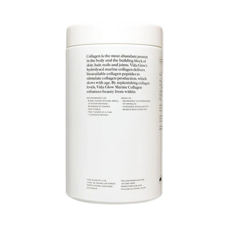 Vida Glow Natural Marine Collagen Loose Powder Original