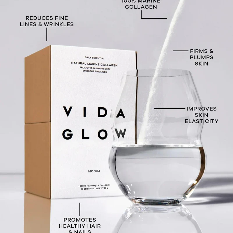Vida Glow Natural Marine Collagen 30x3g Sachets