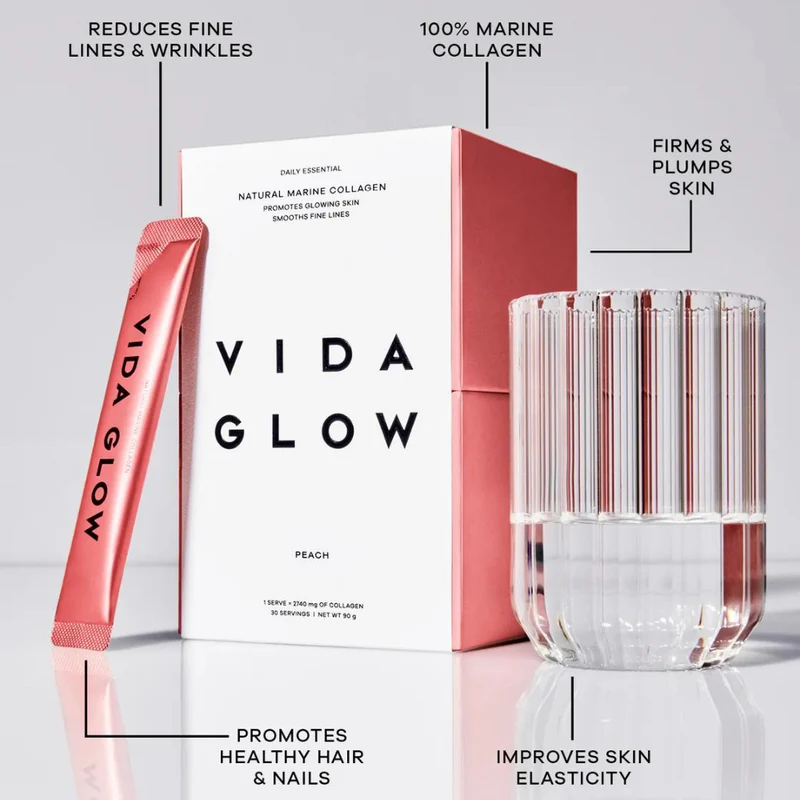 Vida Glow Natural Marine Collagen 30x3g Sachets