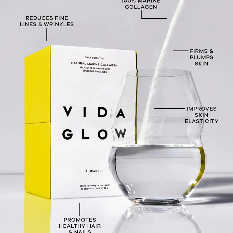 Vida Glow Natural Marine Collagen 30x3g Sachets