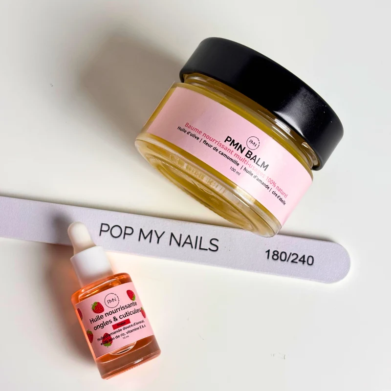 Pop My Nails | PMN Balm - Baume ultra nourrissant, 100% naturel & multi usages