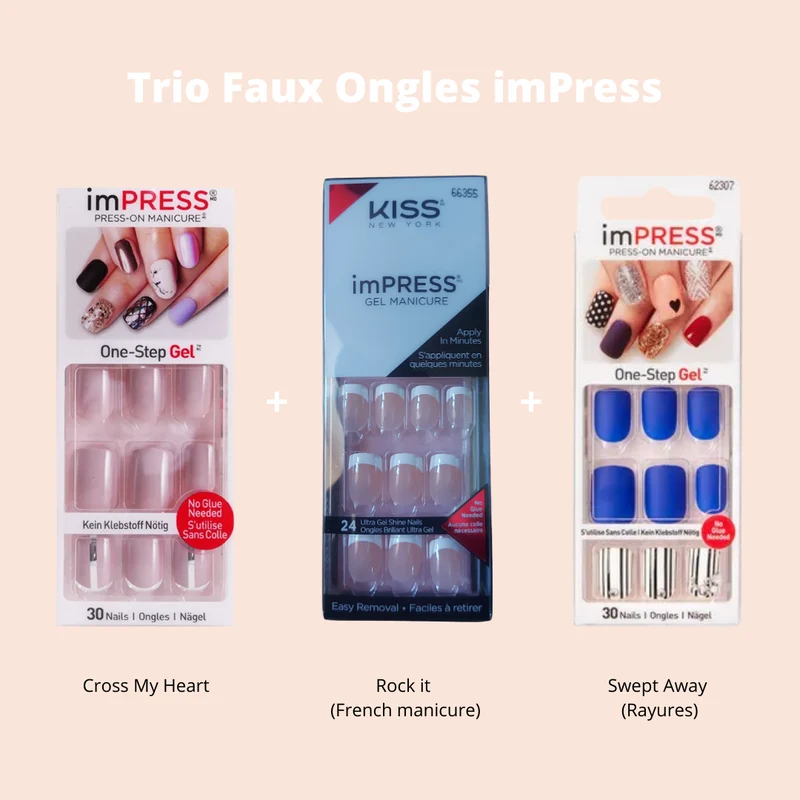imPress | Trio Faux Ongles
