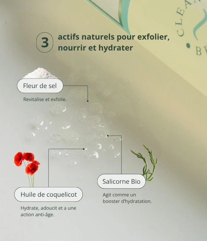 Huile gommante à la fleur de sel de l’Ile de Ré