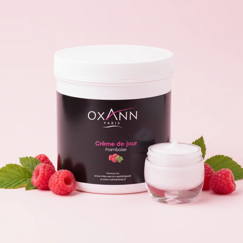 Crème de jour framboise hydratante protectrice